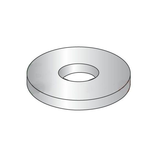 Newport Fasteners Flat Washer, For Screw Size 1/4" , 18-8 Stainless Steel 5000 PK 900185 - main